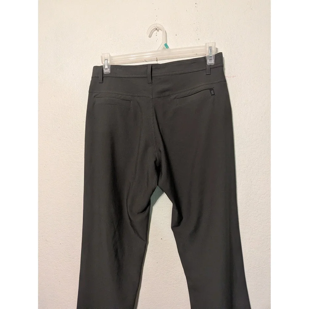 Free Fly Men Nomad Pants 32x32 Dark Olive Green Stretch Performance Trousers
